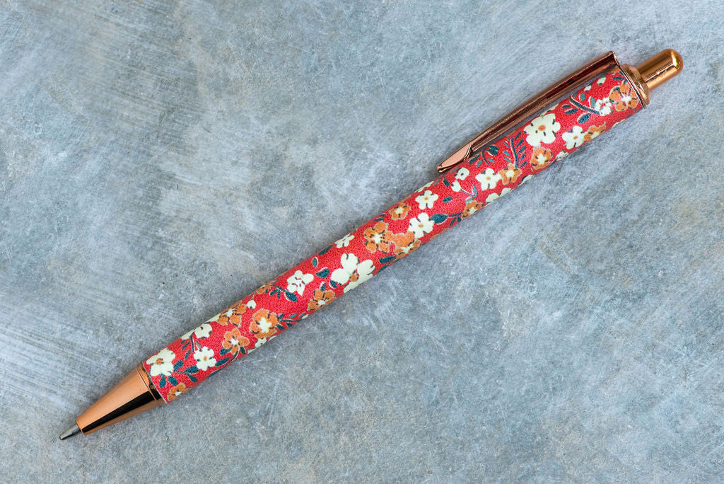 Floral Ball Point Pens