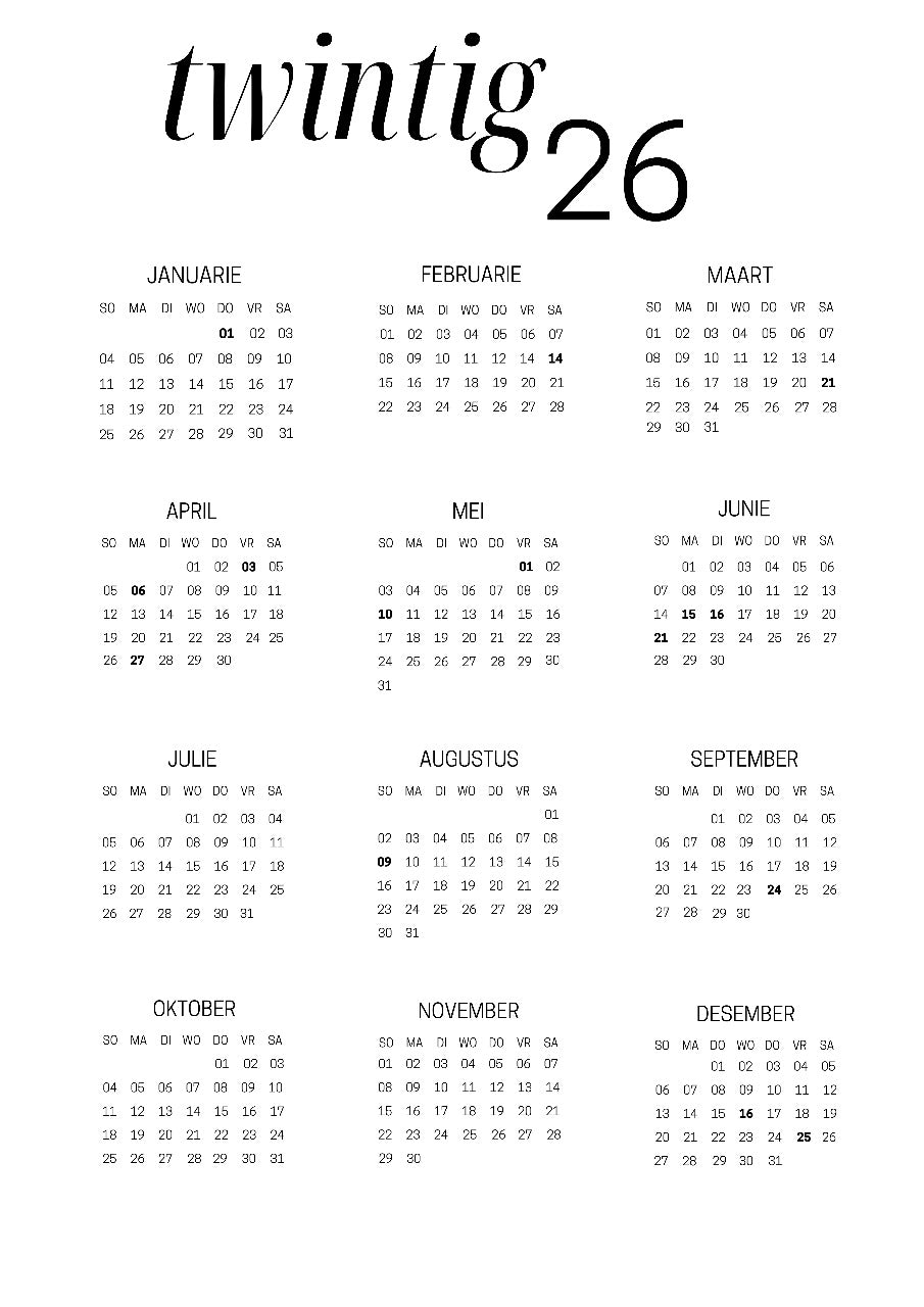 Onderwyser Beplanner 2026 - A4