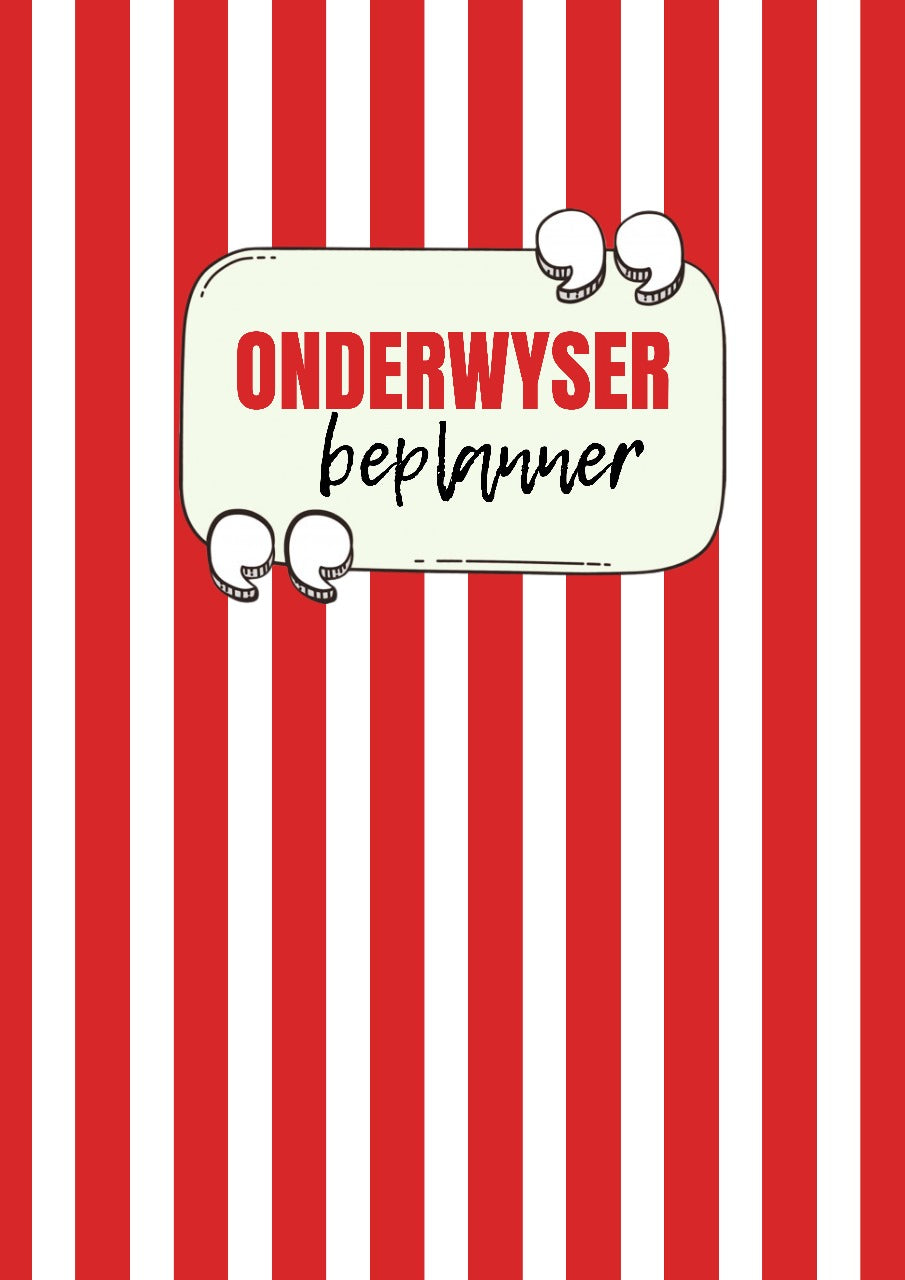 Onderwyser Beplanner 2026 - A4